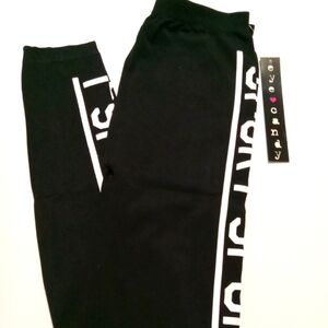 Eye Candy Black and White Leggings Woman S/m